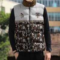 Fiji Bati Sleeveless Puffer Jacket Masi-inspired Tapa Pattern LT9 - Polynesian Pride
