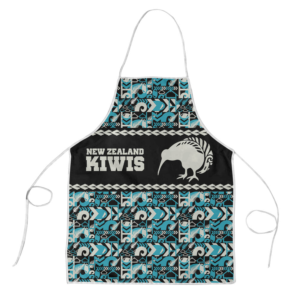 Aotearoa New Zealand Kiwis Tima Riki Motu Apron LT9 Black - Polynesian Pride
