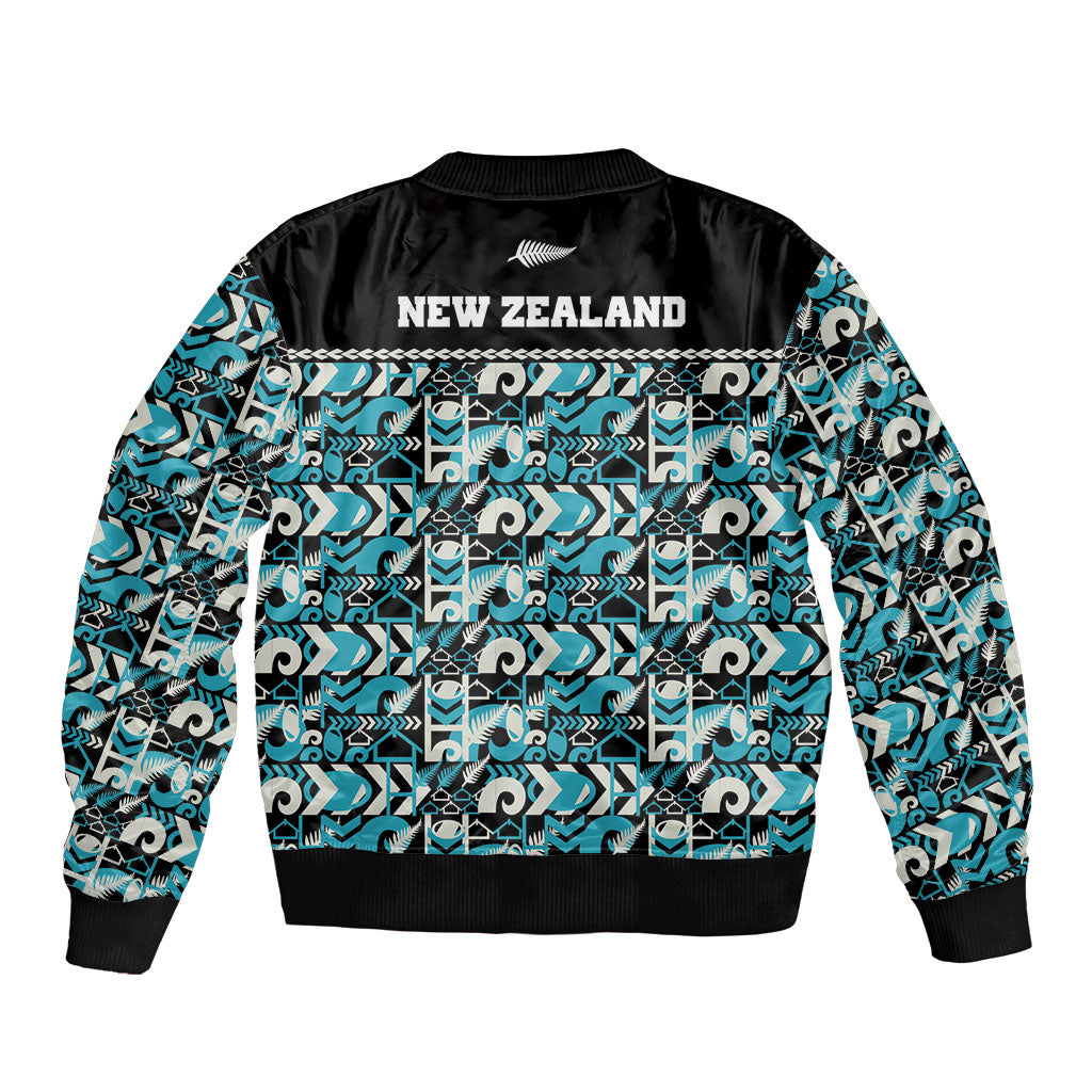 Aotearoa New Zealand Kiwis Tima Riki Motu Bomber Jacket LT9 - Polynesian Pride