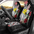 Hawaii Monk Seal Santa Car Seat Cover Hibiscus Kakau Pattern Mele Kalikimaka