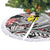 Hawaii Monk Seal Santa Tree Skirt Hibiscus Kakau Pattern Mele Kalikimaka