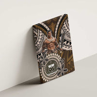 Samoa Warrior Canvas Wall Art The Mighty Samoan Warrior Spirit LT9 - Polynesian Pride