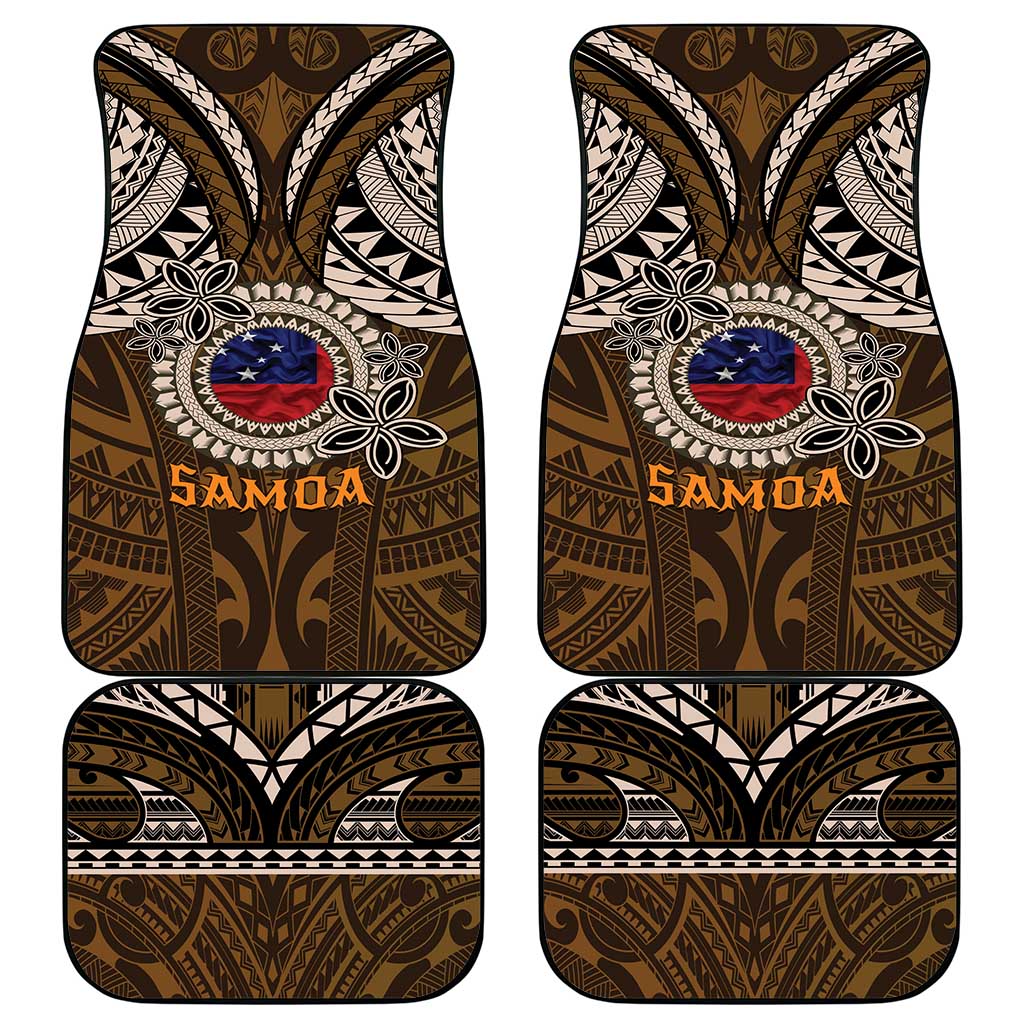 Samoa Warrior Car Mats The Mighty Samoan Warrior Spirit
