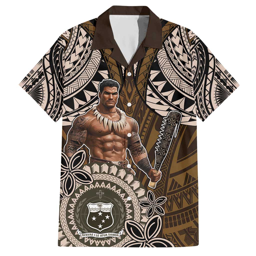 Samoa Warrior Hawaiian Shirt The Mighty Samoan Warrior Spirit