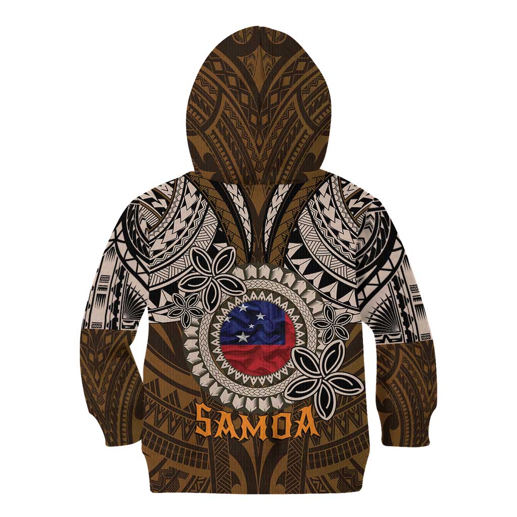 Samoa Warrior Kid Hoodie The Mighty Samoan Warrior Spirit