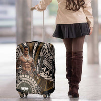 Samoa Warrior Luggage Cover The Mighty Samoan Warrior Spirit