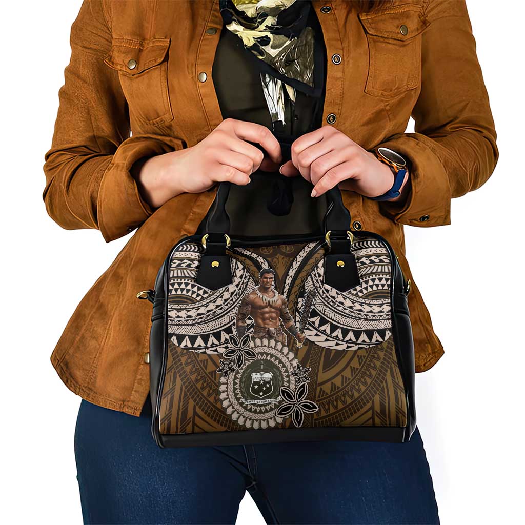 Samoa Warrior Shoulder Handbag The Mighty Samoan Warrior Spirit