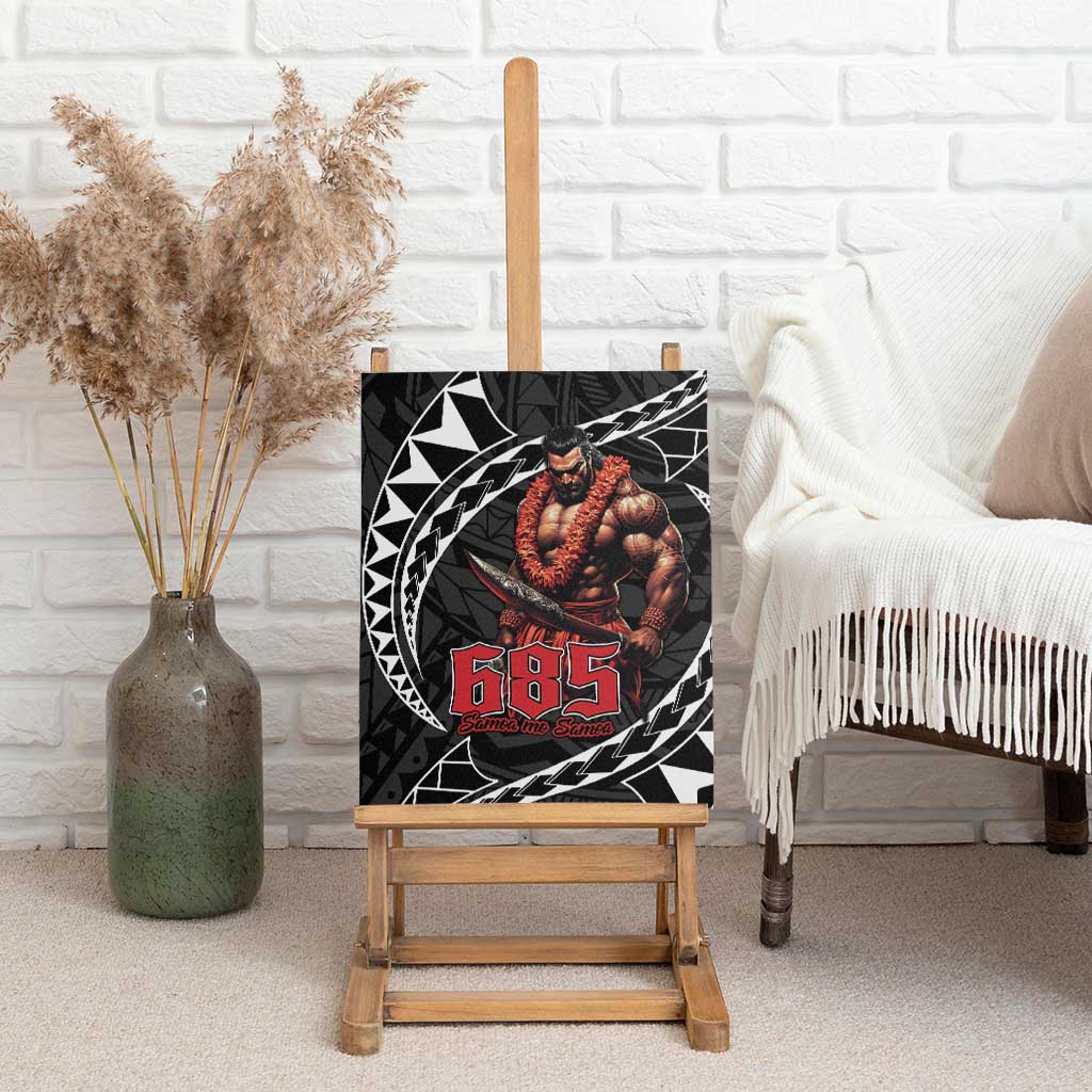 Samoan Pride Polynesian Tribal Warrior Canvas Wall Art 685 Samoa Mo Samoa LT9 - Polynesian Pride