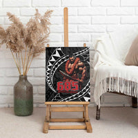 Samoan Pride Polynesian Tribal Warrior Canvas Wall Art 685 Samoa Mo Samoa LT9 - Polynesian Pride