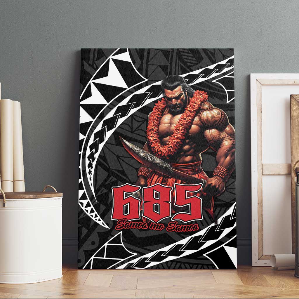 Samoan Pride Polynesian Tribal Warrior Canvas Wall Art 685 Samoa Mo Samoa LT9 - Polynesian Pride