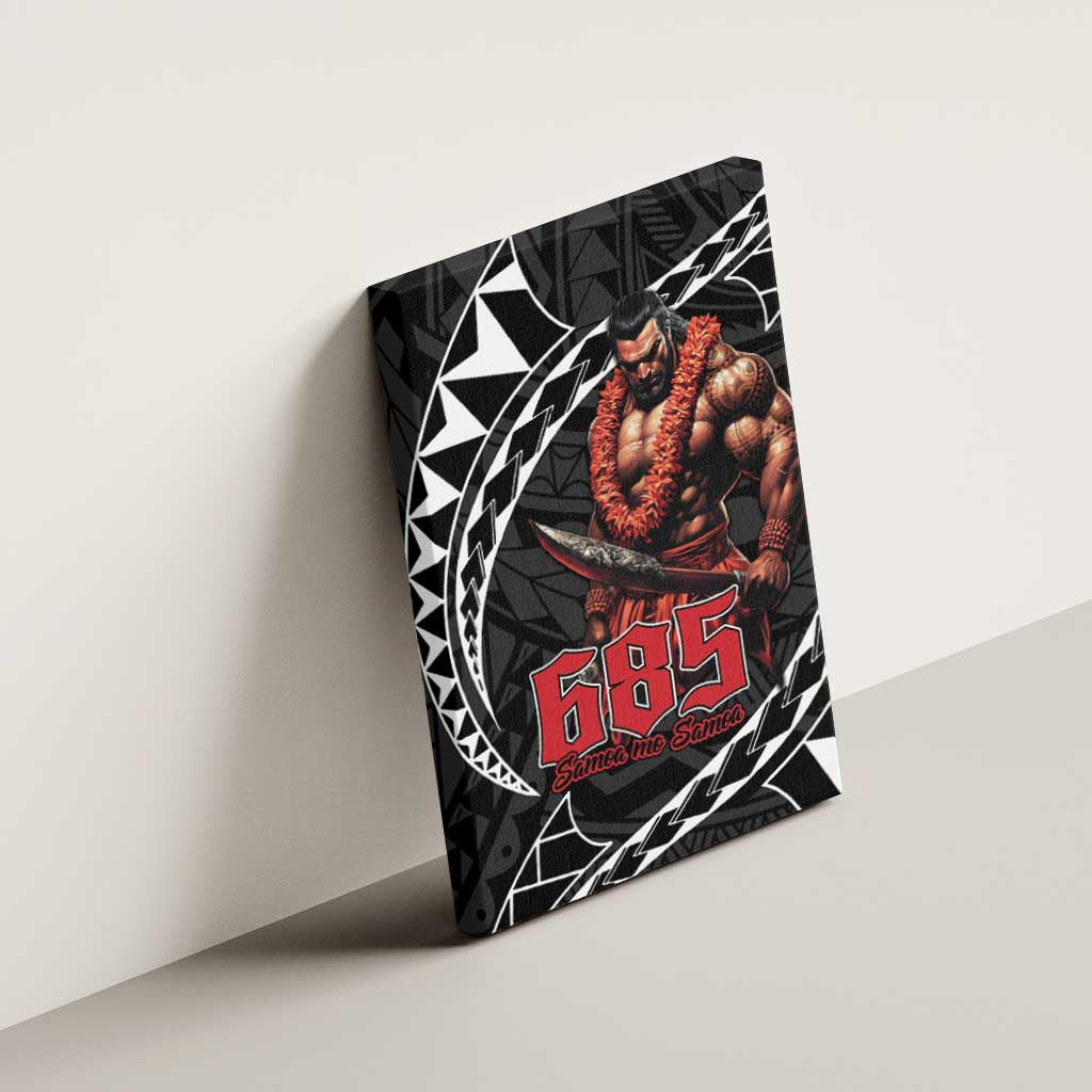 Samoan Pride Polynesian Tribal Warrior Canvas Wall Art 685 Samoa Mo Samoa LT9 - Polynesian Pride