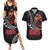 Samoan Pride Polynesian Tribal Warrior Couples Matching Summer Maxi Dress and Hawaiian Shirt 685 Samoa Mo Samoa