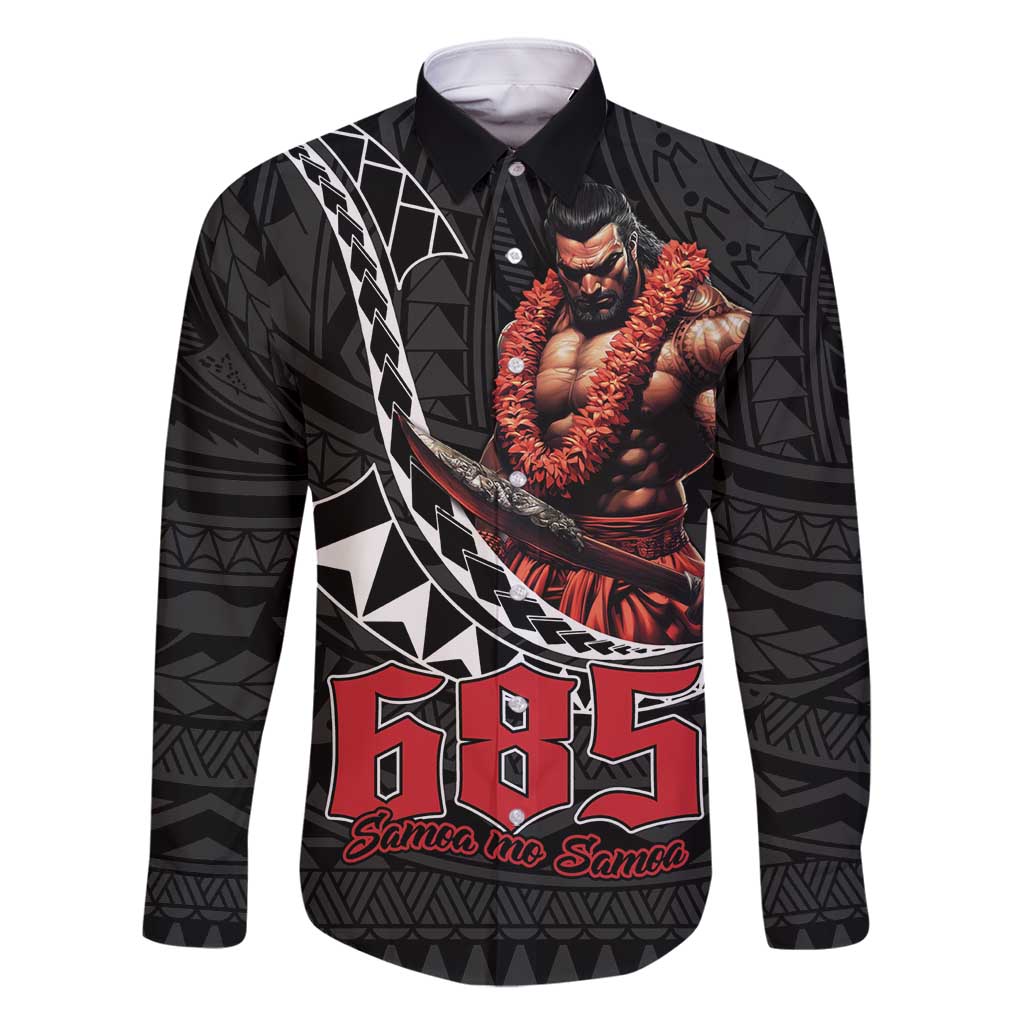 Samoan Pride Polynesian Tribal Warrior Family Matching Tank Maxi Dress and Hawaiian Shirt 685 Samoa Mo Samoa