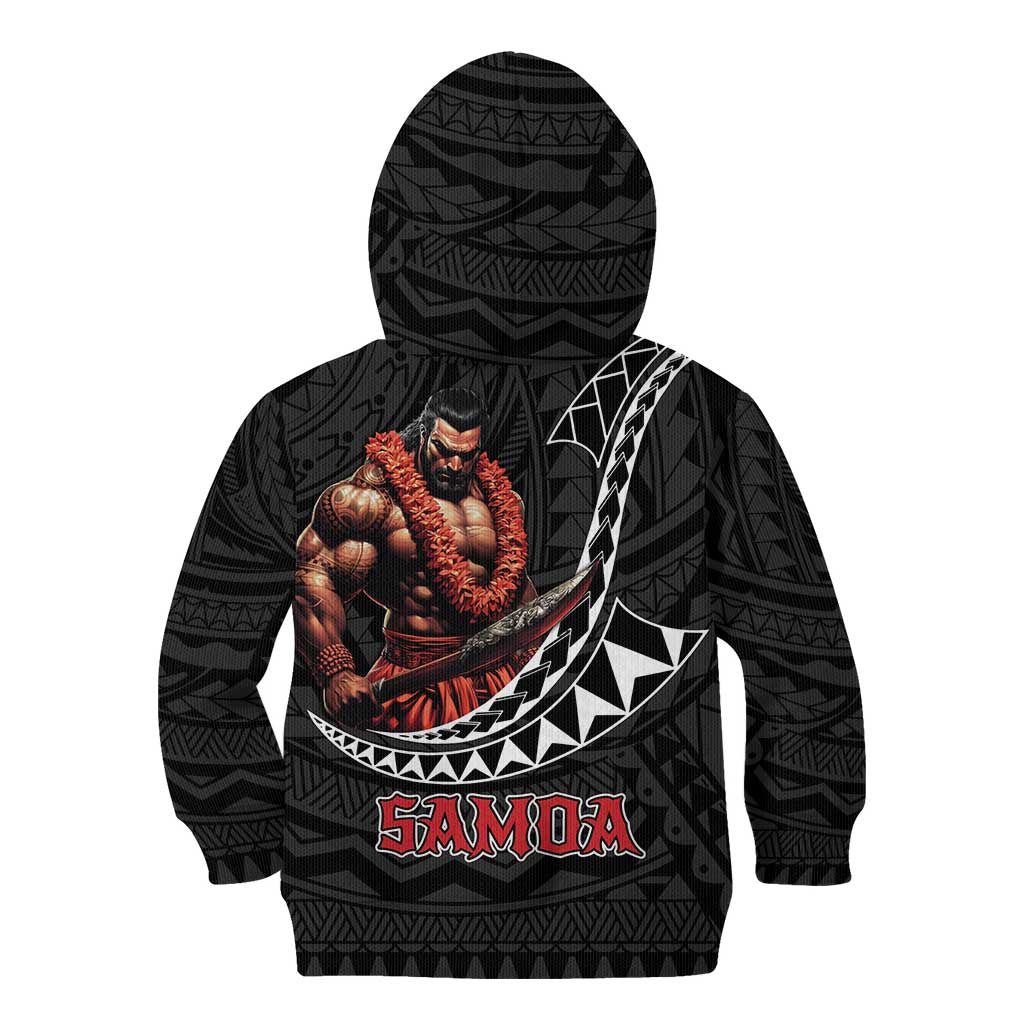 Samoan Pride Polynesian Tribal Warrior Kid Hoodie 685 Samoa Mo Samoa