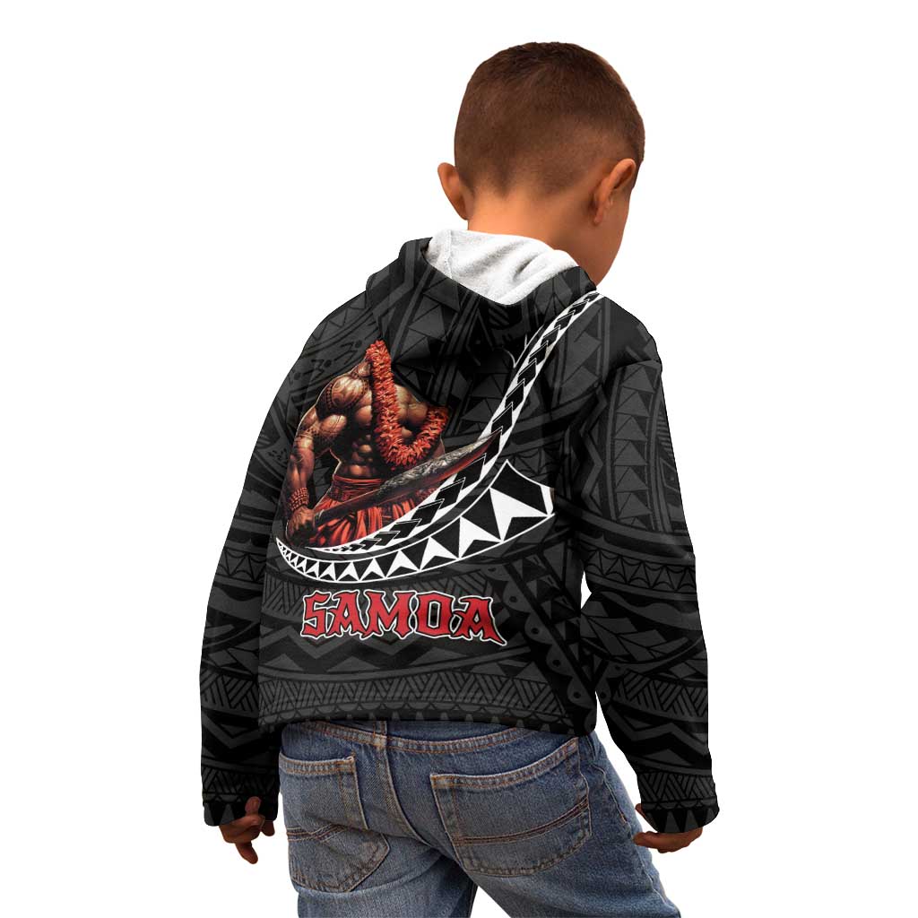Samoan Pride Polynesian Tribal Warrior Kid Hoodie 685 Samoa Mo Samoa