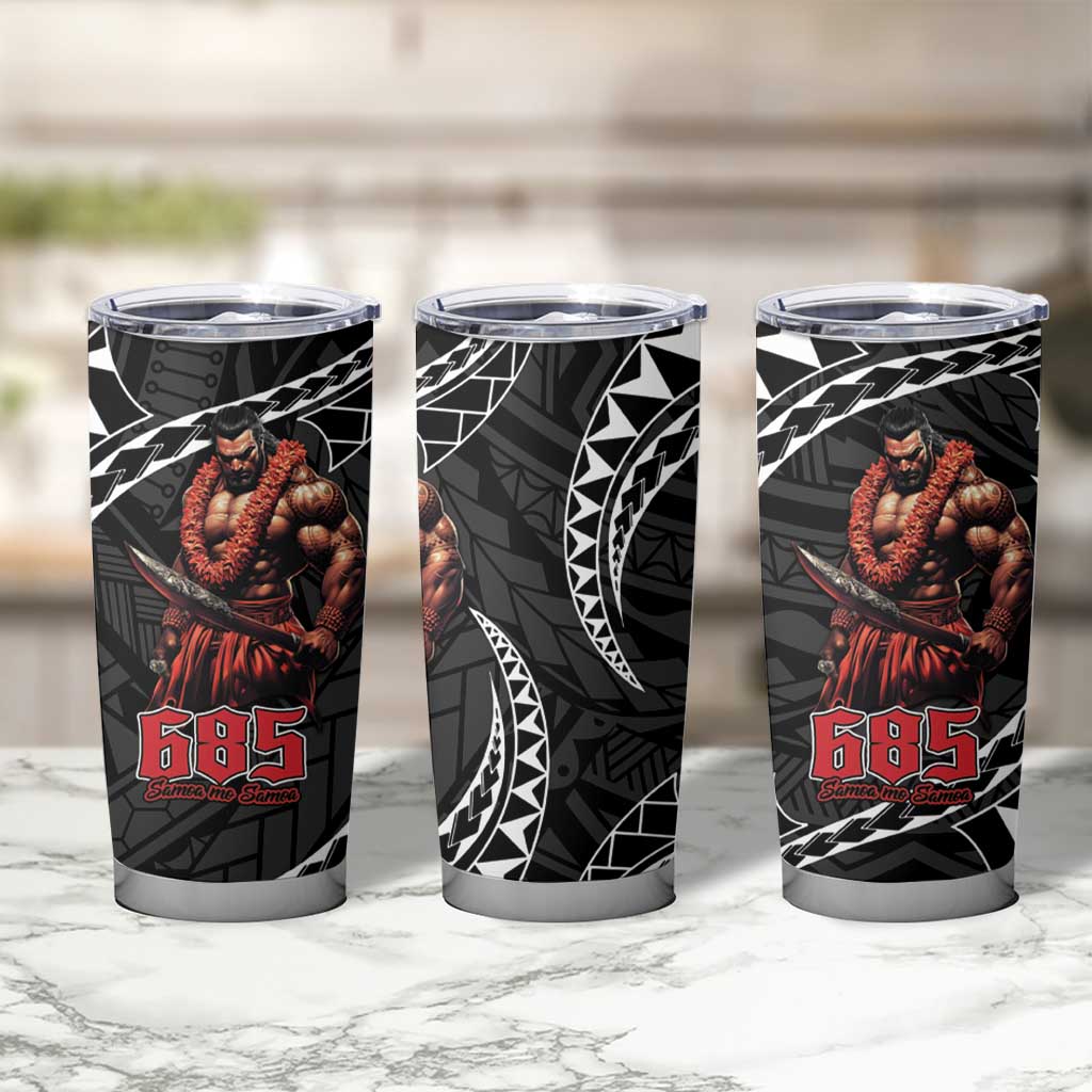 Samoan Pride Polynesian Tribal Warrior Tumbler Cup 685 Samoa Mo Samoa LT9 - Polynesian Pride
