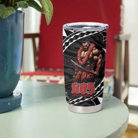 Samoan Pride Polynesian Tribal Warrior Tumbler Cup 685 Samoa Mo Samoa LT9 - Polynesian Pride