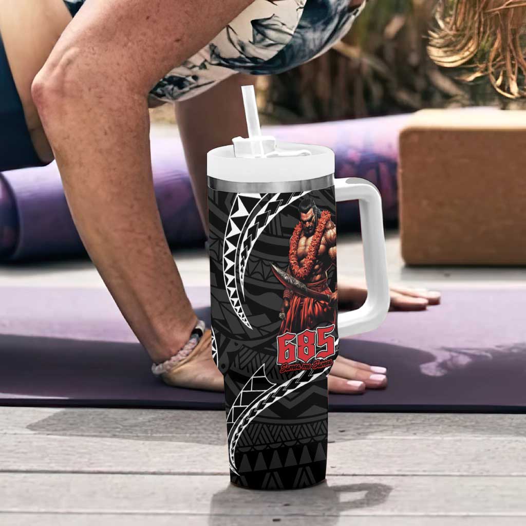 Samoan Pride Polynesian Tribal Warrior Tumbler With Handle 685 Samoa Mo Samoa LT9 - Polynesian Pride