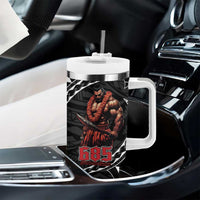 Samoan Pride Polynesian Tribal Warrior Tumbler With Handle 685 Samoa Mo Samoa LT9 - Polynesian Pride
