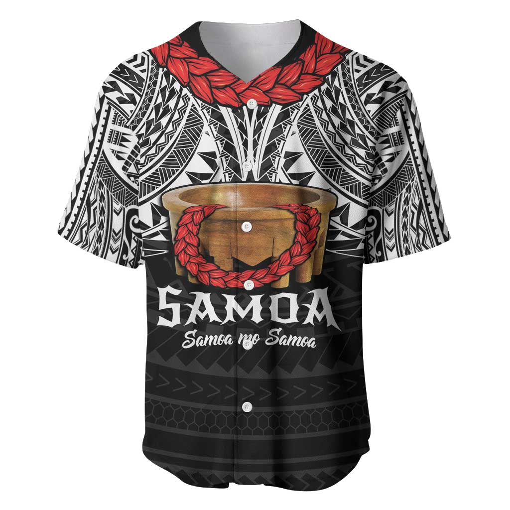 Samoan Tanoa Kava Bowl Ula Fala Baseball Jersey Polynesian Tribal Vibe