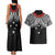 Samoan Tanoa Kava Bowl Ula Fala Couples Matching Tank Maxi Dress and Hawaiian Shirt Polynesian Tribal Vibe