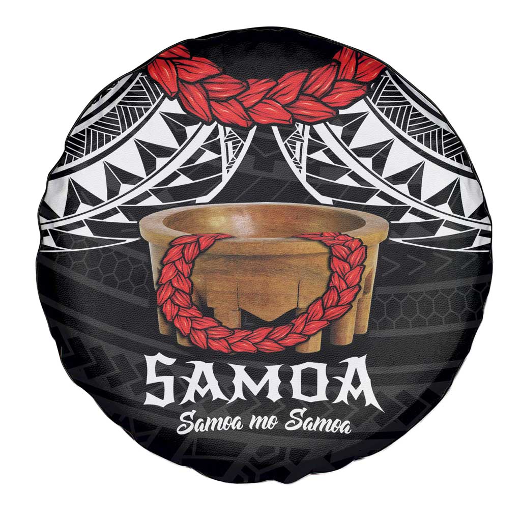 Samoan Tanoa Kava Bowl Ula Fala Spare Tire Cover Polynesian Tribal Vibe