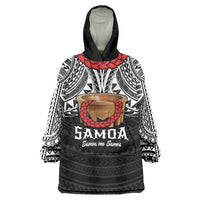 Samoan Tanoa Kava Bowl Ula Fala Wearable Blanket Hoodie Polynesian Tribal Vibe