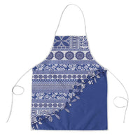 Fiji Marau na Kerisimasi Apron Blue Tagimoucia Tapa Masi Tribal - Polynesian Pride