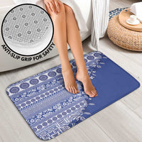 Fiji Marau na Kerisimasi Bathroom Set Blue Tagimoucia Tapa Masi Tribal - Polynesian Pride