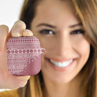Fiji Marau na Kerisimasi AirPods Case Dusty Rose Tagimoucia Tapa Masi Tribal - Polynesian Pride