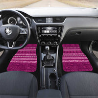 Fiji Marau na Kerisimasi Car Mats Pink Tapa Masi Inspired Christmas - Polynesian Pride