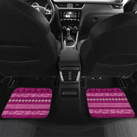 Fiji Marau na Kerisimasi Car Mats Pink Tapa Masi Inspired Christmas - Polynesian Pride