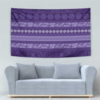 Fiji Marau na Kerisimasi Tapestry Purple Tapa Masi Inspired Christmas - Polynesian Pride