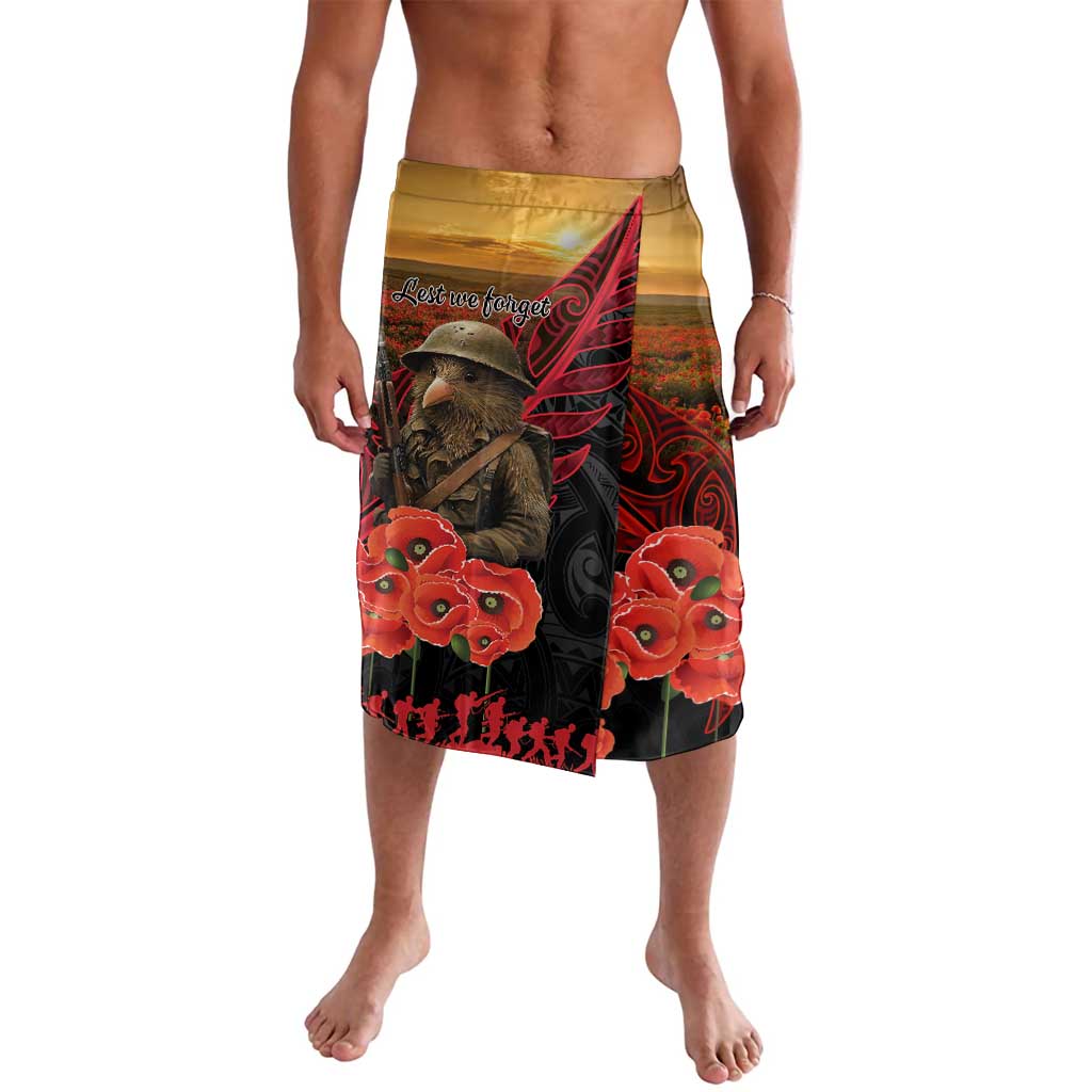 Maori Kiwi Soldier Fern Tattoo ANZAC Day Lavalava Lest We Forget