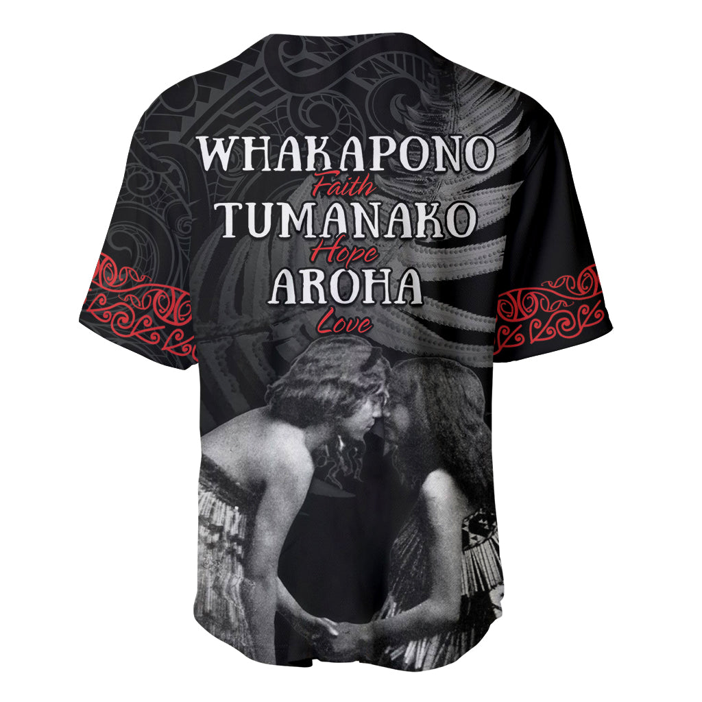 New Zealand Mother's Day Baseball Jersey Maori Hongi Aroha Ahau Ki A Koe Mama LT9 - Polynesian Pride