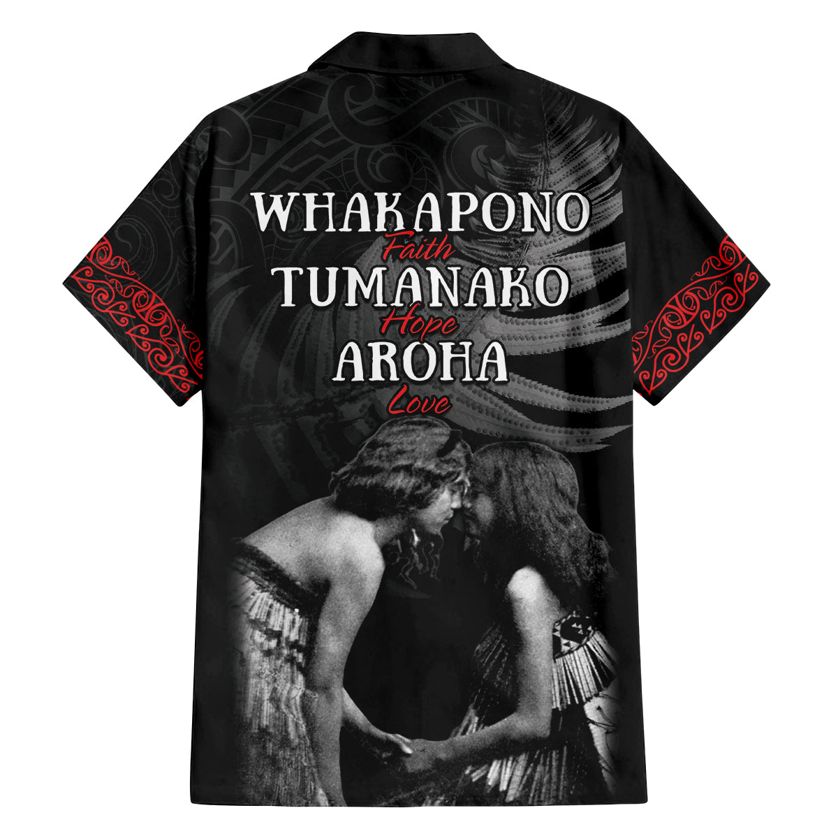 New Zealand Mother's Day Family Matching Summer Maxi Dress and Hawaiian Shirt Maori Hongi Aroha Ahau Ki A Koe Mama LT9 - Polynesian Pride