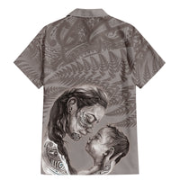 New Zealand Mother's Day Family Matching Mermaid Dress and Hawaiian Shirt Maori Mo Toku Mama Silver Fern LT9 - Polynesian Pride