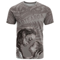 New Zealand Mother's Day T-Shirt - Maori Mo Toku Mama Silver Fern LT9 Nude - Polynesian Pride