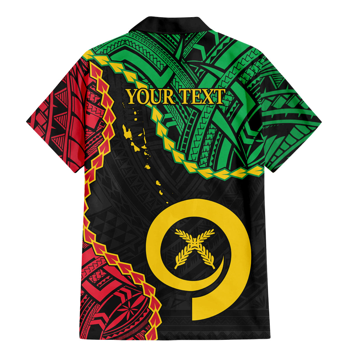 Personalised Vanuatu 44th Anniversary Family Matching Mermaid Dress and Hawaiian Shirt Tugeta Yumi Selebretem Indipendens Dei LT9 - Polynesian Pride