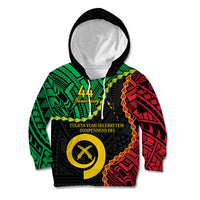 Personalised Vanuatu 44th Anniversary Kid Hoodie Tugeta Yumi Selebretem Indipendens Dei