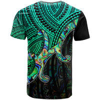 Custom Aotearoa Papua Shell T Shirt Maori Tribal Pattern LT9 - Polynesian Pride