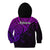 Aotearoa Maori Koru Kid Hoodie Polynesian Pacific Tribal - Purple LT9 - Polynesian Pride