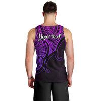 Custom Aotearoa Maori Koru Men Tank Top Polynesian Pacific Tribal - Purple LT9 - Polynesian Pride