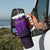 Personalised Aotearoa Papua Shell Tumbler With Handle Purple Polynesian Pacific Tribal