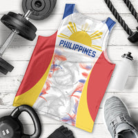 Philippines Flag Day Men Tank Top Filipino Feather Pattern