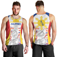 Philippines Flag Day Men Tank Top Filipino Feather Pattern
