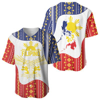 Philippines Flag Day Baseball Jersey Filipino Traditional Igorot Tribal Pattern