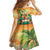 5 Oclock Somewhere Personalized Family Matching Off The Shoulder Long Sleeve Dress and Hawaiian Shirt Hawaii Parrots Plumeria Summer Vibe - Polynesian Pride