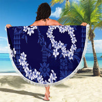 Mokihana Maile and Ilima Leis Beach Blanket Uliuli Hawaiian Tapa Quilt Pattern - Polynesian Pride