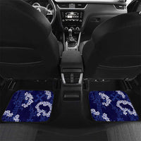 Mokihana Maile and Ilima Leis Car Mats Uliuli Hawaiian Tapa Quilt Pattern - Polynesian Pride